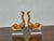 Baroque Pair of Baroque Style Giltwood Dolphin Carvings on Lucite Bases, 19th Century For Sale - Image 3 of 7