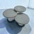 Gray Frosted Lucite and Stone Nesting Tables - Set of 3 For Sale - Image 8 of 11