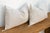 1990s Ivory Frost Lumbar Moroccan Silk Pillows, Set of 2 For Sale - Image 5 of 11