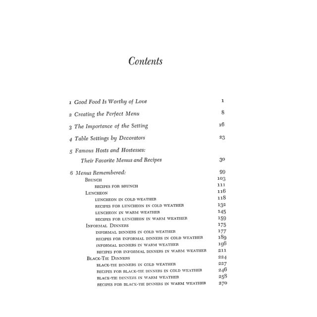 Traditional "These Entertaining People: A Guide for the Elegant Hostess" 1966 Smith, Florence Pritchett For Sale - Image 3 of 9