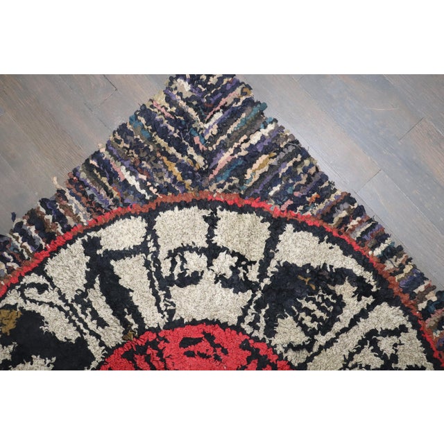 Vintage Zabihi Collection American Hooked Zodiac Horoscope Rug - 3' x 3'2" For Sale In New York - Image 6 of 9