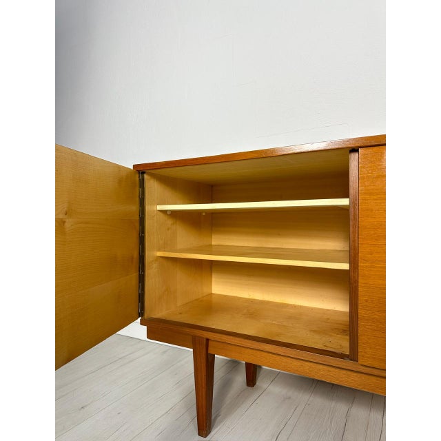 Large Mid-Century Minimalistic Teak Sideboard, 1960s For Sale - Image 11 of 15