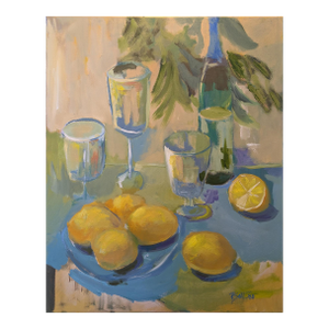 Abstract Still Life Lemons