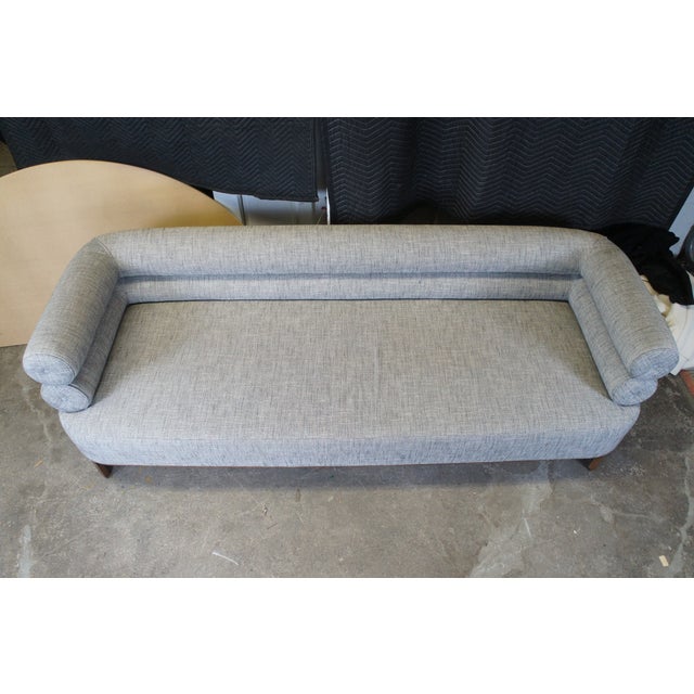 Early 21st Century Brigette Romanek Mitchell Gold + Bob Williams Art Deco Style Modern Lucy Sofa For Sale - Image 5 of 12
