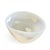 Contemporary Henry Dean (Belgium) Signed Cased Art Glass Centerpiece Bowl (Translucent White With White Dots) Large, Vintage For Sale - Image 3 of 16