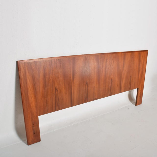 Mid Century Danish Modern Teak Headboard King Size Chairish