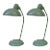 Vintage No. 6556 Table Lamps by Christian Dell for Kaiser Idell / Kaiser Leuchten, Set of 2 For Sale