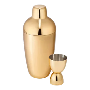 AERIN Fausto Gold Jigger and Shaker Set