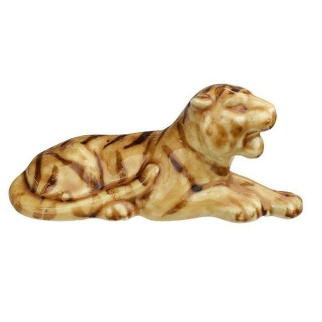 Mid Century Modern Ceramic Lion Figurine in Brown For Sale In Oklahoma City - Image 6 of 6