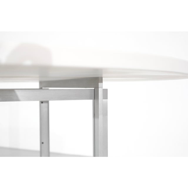 Metal PK58 Dining Table by Poul Kjaerholm for Fritz Hansen, Denmark, 1963 For Sale - Image 7 of 15