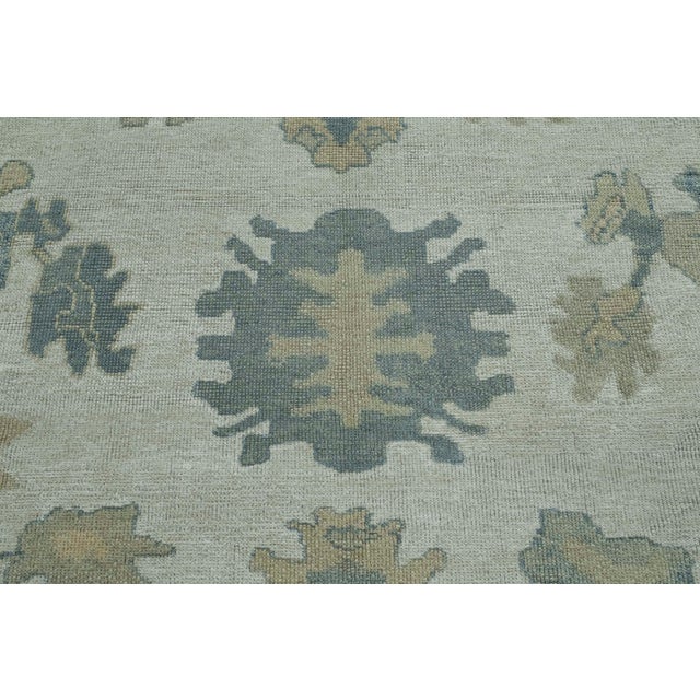 Black Turkish Oushak Rug 10'1" x 13'10" #18606 For Sale - Image 8 of 8