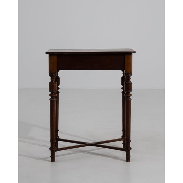 19th Century 19th Century French Wooden Side Table in Original Patina For Sale - Image 5 of 11