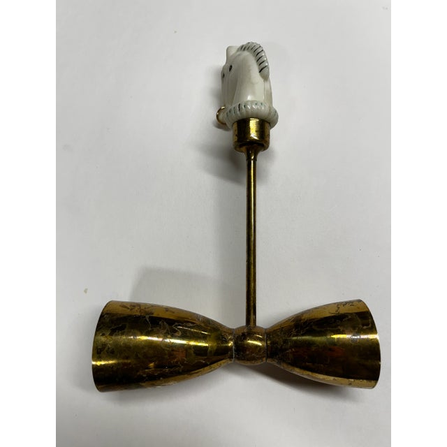 Brass Mid-Century Modern Bakelite Bar Wear Set- 3 Pieces For Sale - Image 8 of 10