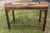 Lovely vintage Lane Furniture Chinese Chippendale writing desk. It features one long drawer with brass handles, brass...