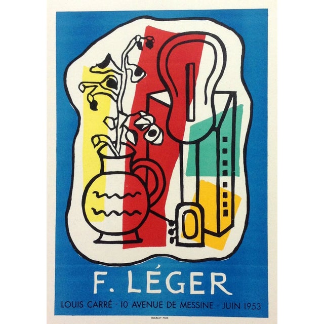 Artist: Fernand Leger Country: France Title: Expo Fernand Leger 1953 Medium: Lithograph - 34 Paper size: 12.50 X 9.50...