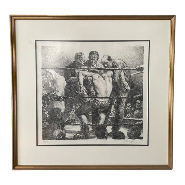 Joseph Sheppard Boxing Limited Edition Signed Lilthograph For Sale