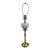 Vintage Brass & Glass Accent Lamp For Sale