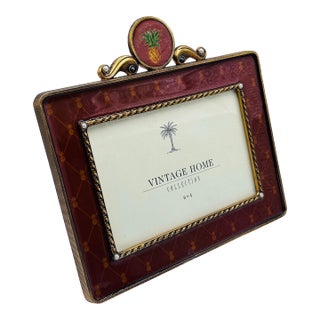 1990s Pineapple Motif Picture Frame - 4x6 For Sale