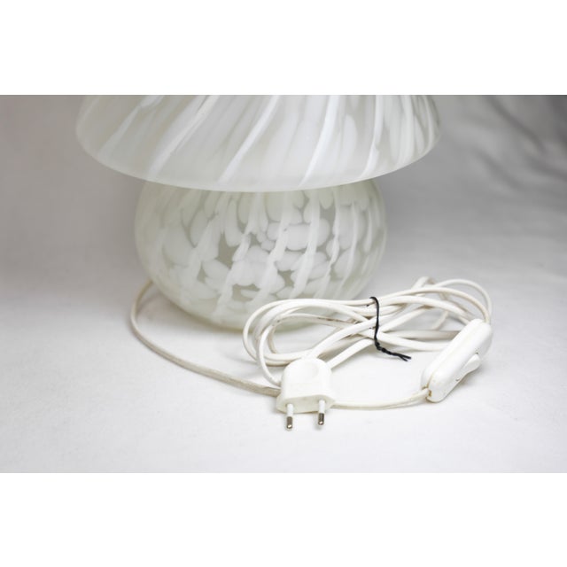 Modern Vintage Murano Glass Mushroom Table Lamp by Hustadt Leuchten, 1970s For Sale - Image 3 of 10