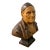 Vintage Hans Huggler Wyss Wood Carved Bust Old Man - Unsigned For Sale