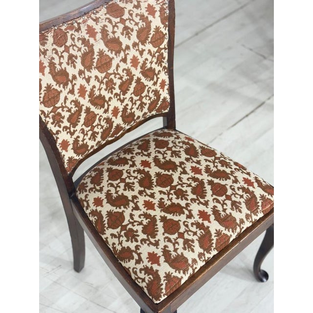 Wood German Chippendale Chairs in Walnut, Set of 4 For Sale - Image 7 of 12