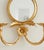 Mid-Century Modern Mid-Century Italian Gilded Floral Mirror Sconces For Sale - Image 3 of 5