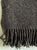 Alpaca Wool Throw With Fringe in Dark Coco For Sale In Los Angeles - Image 6 of 7