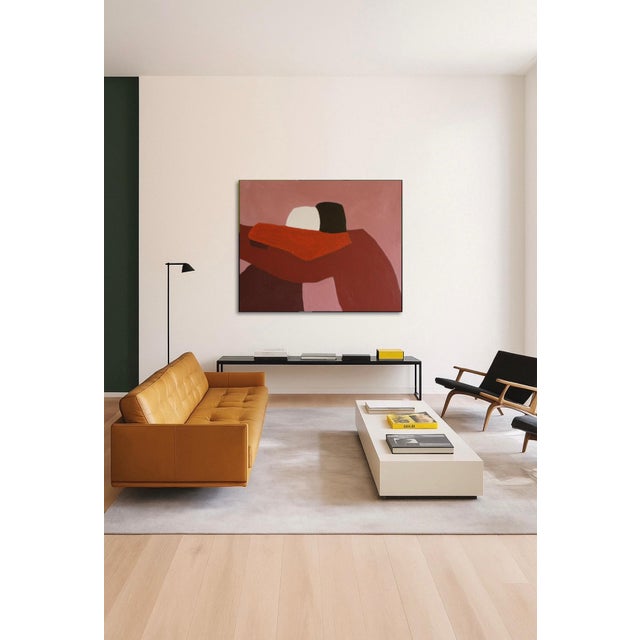Bodasca, In Your Arms, Pink Version, 2026, Acrylic on Canvas For Sale - Image 11 of 15