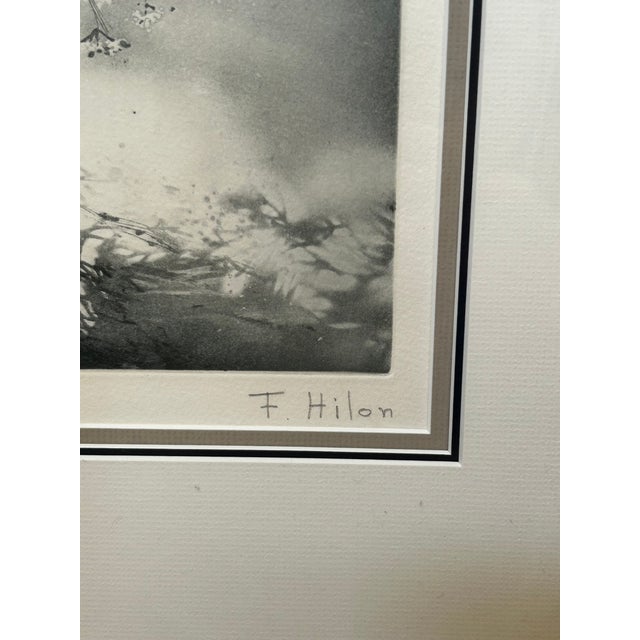 Late 20th Century France Hilon "Le Pot Bleu" Signed and Numbered Floral Lithograph - Framed For Sale In Philadelphia - Image 6 of 16