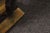 Vintage Modernist Iron and Brass Fireplace Tool Set With Brush, Shovel and Poker For Sale - Image 12 of 17