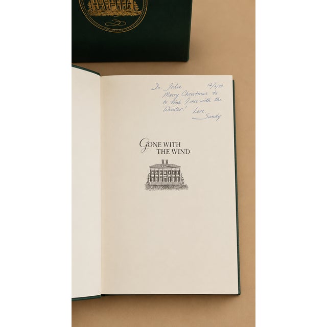 Gone With the Wind Franklin Library Patron's Edition 1989 Gold Gilt Edges Book For Sale - Image 9 of 11