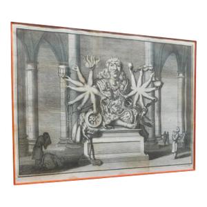 18th Century Engraving of Hindu