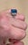 5.8 Carat Finest Blue Topaz Diamond Platinum Ring Estate For Sale - Image 11 of 18