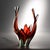 Red and Uranium Murano Glass Bowl, 1960s For Sale - Image 10 of 15