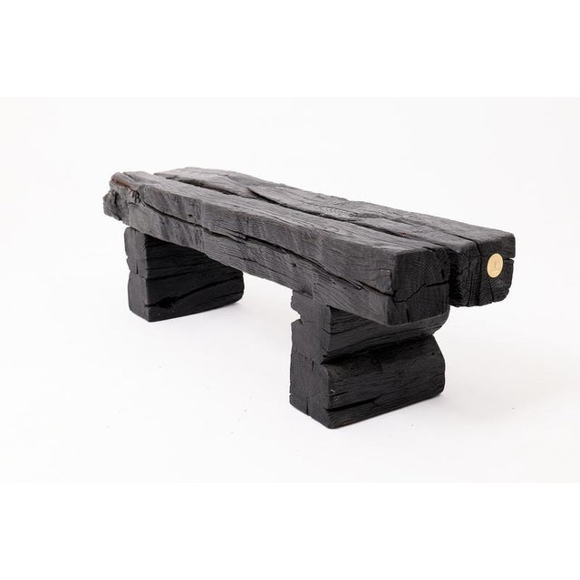 Not Yet Made - Made To Order Garden Bench by Logniture For Sale - Image 5 of 16