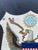 An exceptionally rare and well preserved late 19th C patriotic artifact. This striking, finely lithographed tin features...