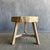 Mid-Century Modern Vintage Elm Wood Chop Block Table For Sale - Image 3 of 8