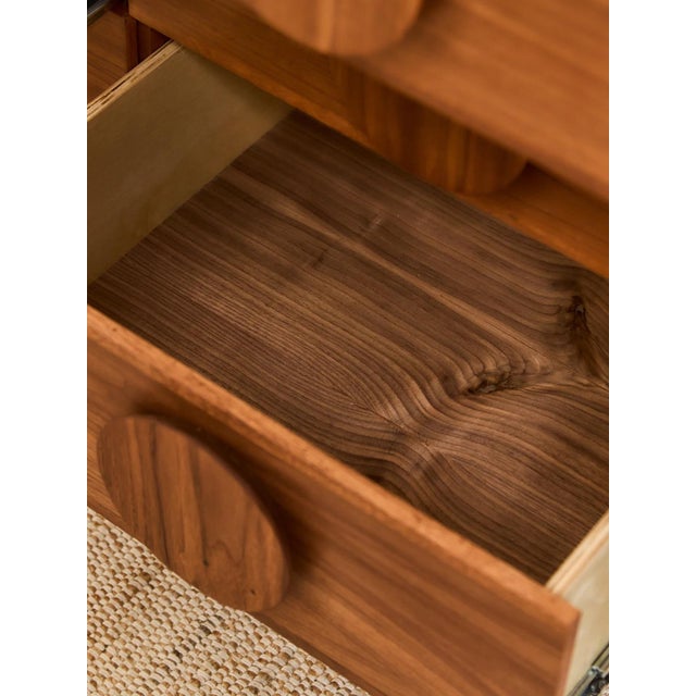 Wood Moonlight Twelve Drawer 84” Dresser For Sale - Image 7 of 12