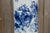 Ceramic Chinese Blue and White Porcelain Sleeve Vase with Warriors and Military Procession For Sale - Image 7 of 18