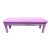 1980s Vintage Purple Upholstered Parsons Bench For Sale