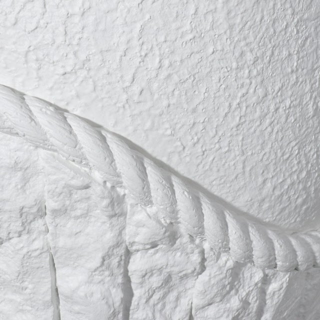 1980s 1980's Textured Plaster Rope Floor Vase For Sale - Image 5 of 7