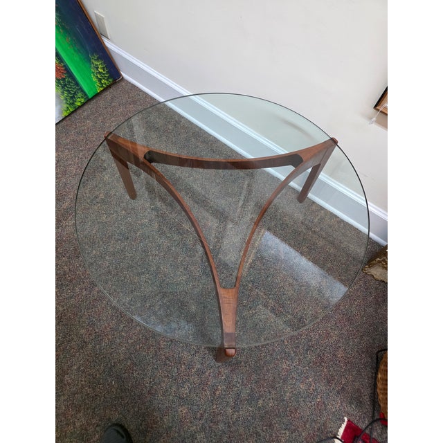 1960s Midcentury Modern Teak Coffee Table by Sven Ellekaer for Christian Linneberg 39" For Sale - Image 10 of 10
