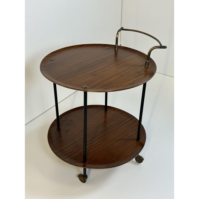 Bar Trolley attributed to Campo e Graffi for Disegno Graffi Home, 1960s For Sale - Image 9 of 9