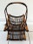 Burnt Bamboo Pencil Reed Magazine Basket With Handle For Sale - Image 4 of 11