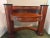 Very nice 1990s Century Furniture Biedermeier style Mahogany oval desk. It has 3 small drawers and 1 long drawer. It is...