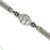 Silver 1920s Art Deco, 14.50 Carats Diamond, Sapphire and Emerald Bracelet, Platinum For Sale - Image 8 of 11