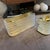 Brass Two 1990s Mid-Century Modern Italian Brass and Glass Rectangular Wall Sconces For Sale - Image 8 of 11