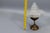 Art Deco French Frosted White Glass and Brass Ceiling Light, 1930s For Sale - Image 18 of 18