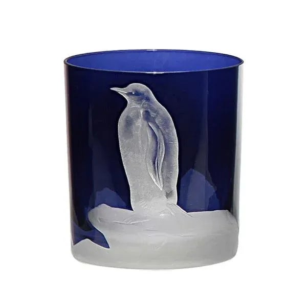 ARTEL Arctic Collection Set of Double Old Fashioned Glasses, Ink, Set of 6 For Sale - Image 6 of 9