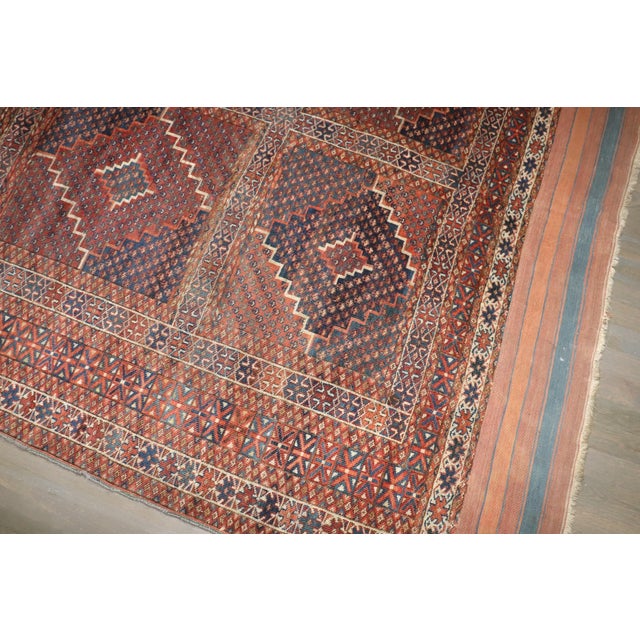 Late 19th Century Zabihi Collection Rare Corridor Size Turkeman Ersari Rug - 6'2" x 21'3" For Sale - Image 10 of 10